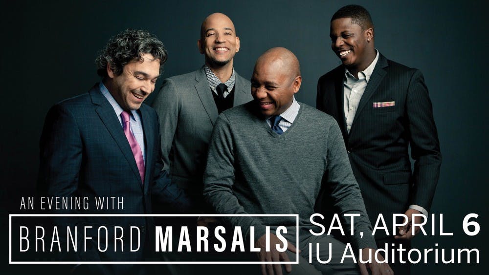 <p>The Branford Marsalis Quartet will perform in “An Evening with Branford Marsalis” at 8 p.m. March 6 at the IU Auditorium.</p>