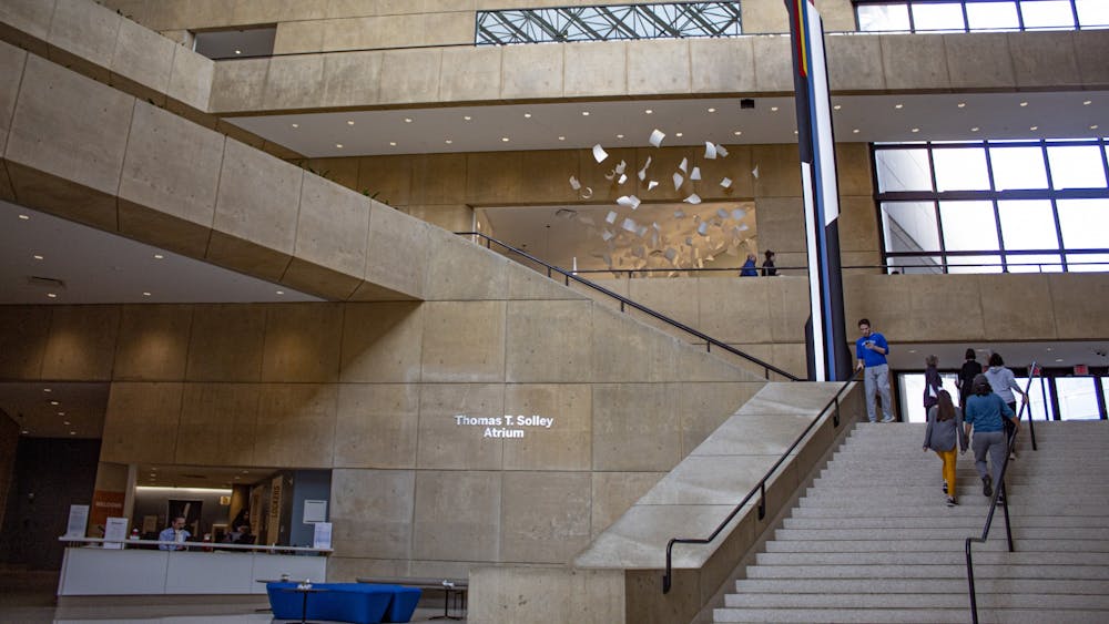 The lobby for the Eskenazi Museum of Art is seen Dec. 6. The museum was the site of the December First Thursday event.