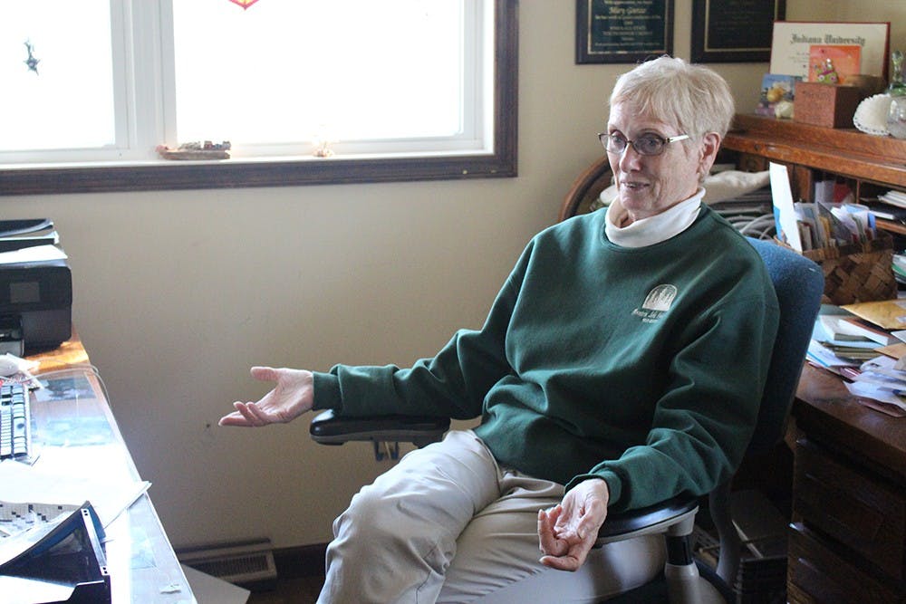 Mary Goetze volunteers for New Leaf New Life, a nonprofit organization that offers services to inmates at the Monroe County Jail, and has served as a Court Appointed Special Advocate. Goetze was one of the women who drove Crafton from the jail to the Lighthouse. A former faculty member at IU's Jacobs School of Music, Goetze helped Crafton and other residents at the Lighthouse write and record songs about their recovery. She also recorded both Crafton and Price reading children's books that were later sent on CDs with a hard copy of the book to Crafton's nephew and Price's children. 