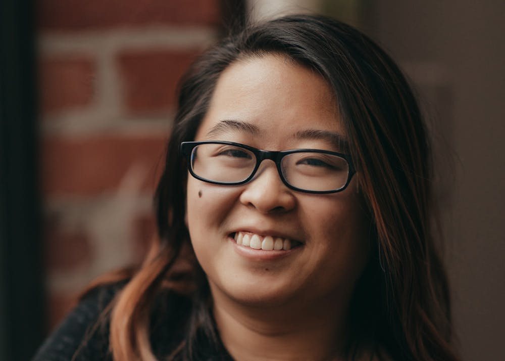 <p>Abby Ang, 27, is an IU graduate student who founded an organization called No Space for Hate to combat a surge in local white supremacy in 2019.</p>