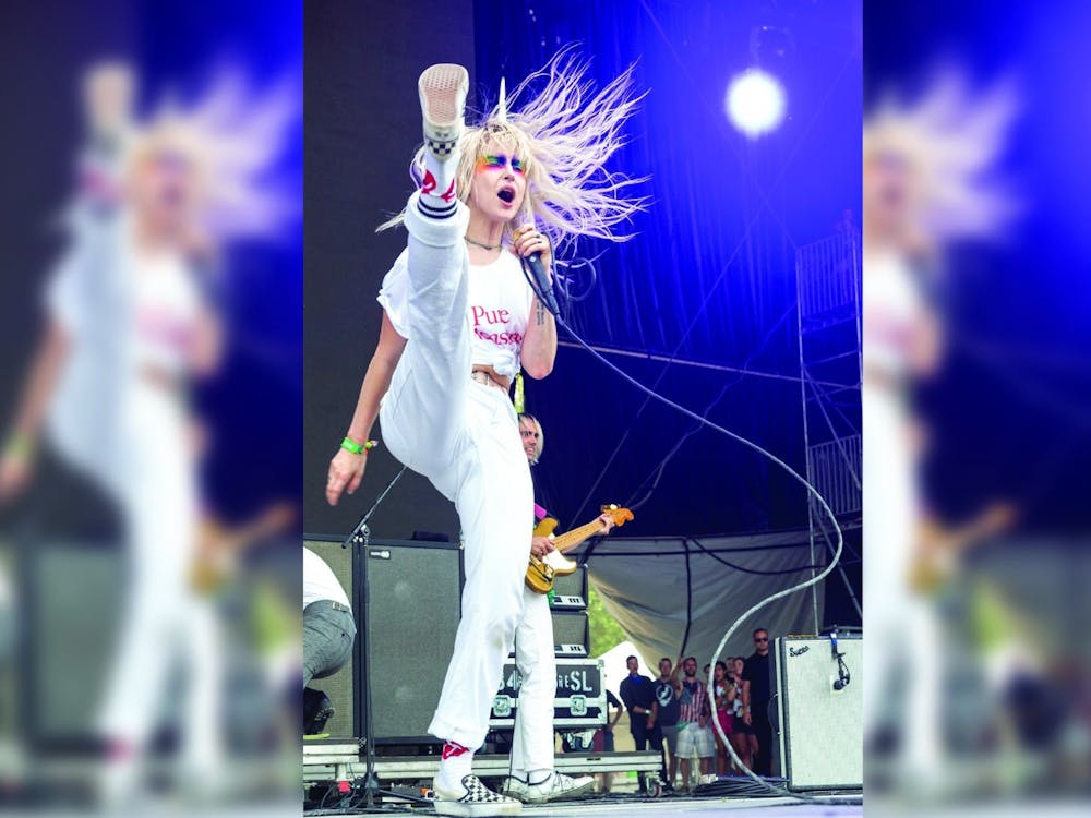 Hayley Williams of Paramore performs during the Bonnaroo Music Festival in 2018 in Manchester, ﻿Tennessee.﻿ Five years later, Paramore is back with its newest work, “This Is Why.” 