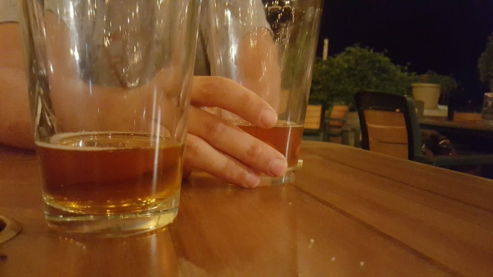 THE SYSTEM Day Three beer glasses