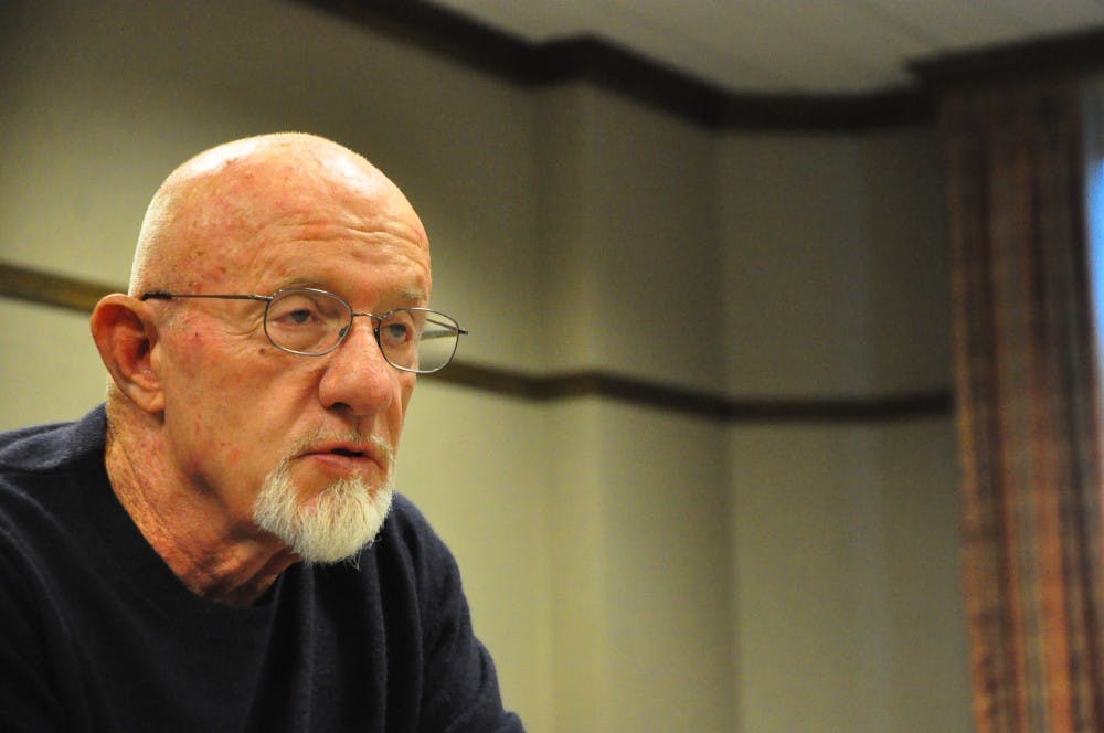Jonathan Banks describes his experience in IU during an interview yesterday in the IMU.