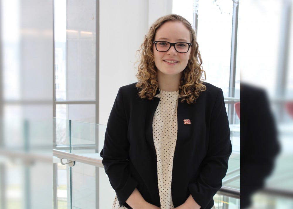 Junior Isabel Mishkin is the incoming IU Student Government president. She was previously the IUSG chief of staff. 
