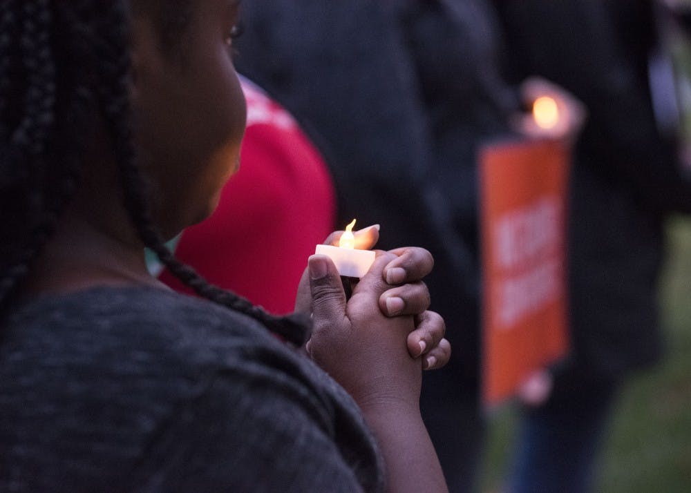 GALLERY: People gather to honor and remember victims of the Las Vegas shooting