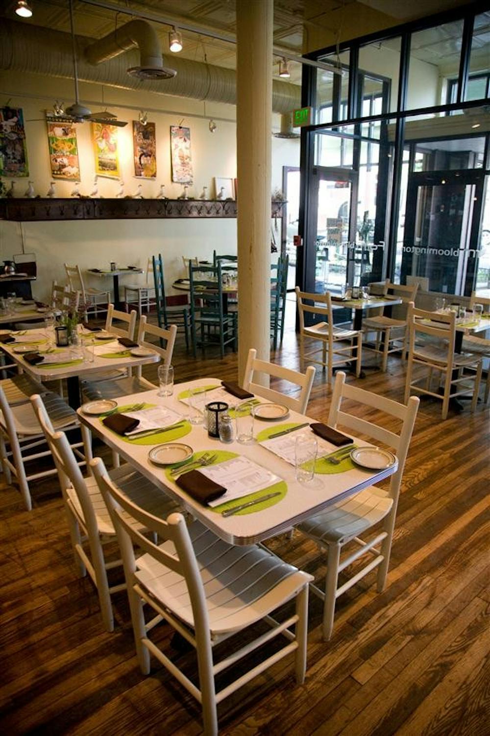 Farm Restaurant sits on Kirkwood Avenue in the heart of downtown Bloomington. The restaraunt prides itself on using local, seasonal ingredients.