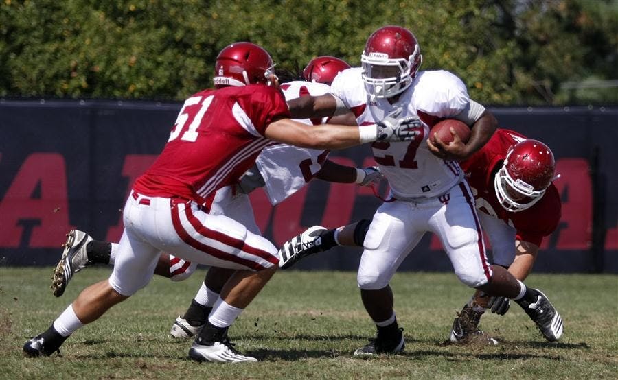 IU Football Practice