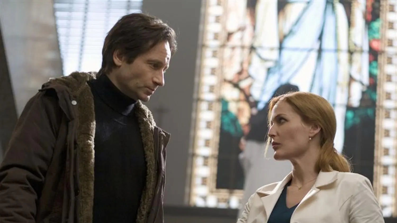 "I feel like we've done this brooding, staring at one another with romantic undertones scene before, don't you?"