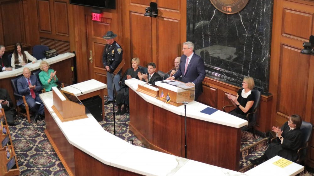 Gov. Eric Holcomb delivers his third State of the State address to the Indiana General Assembly on Tuesday night. “This two-part mission – making the lives of Hoosiers better today while building for the future – has been and will remain my administration’s focus,” Holcomb said.