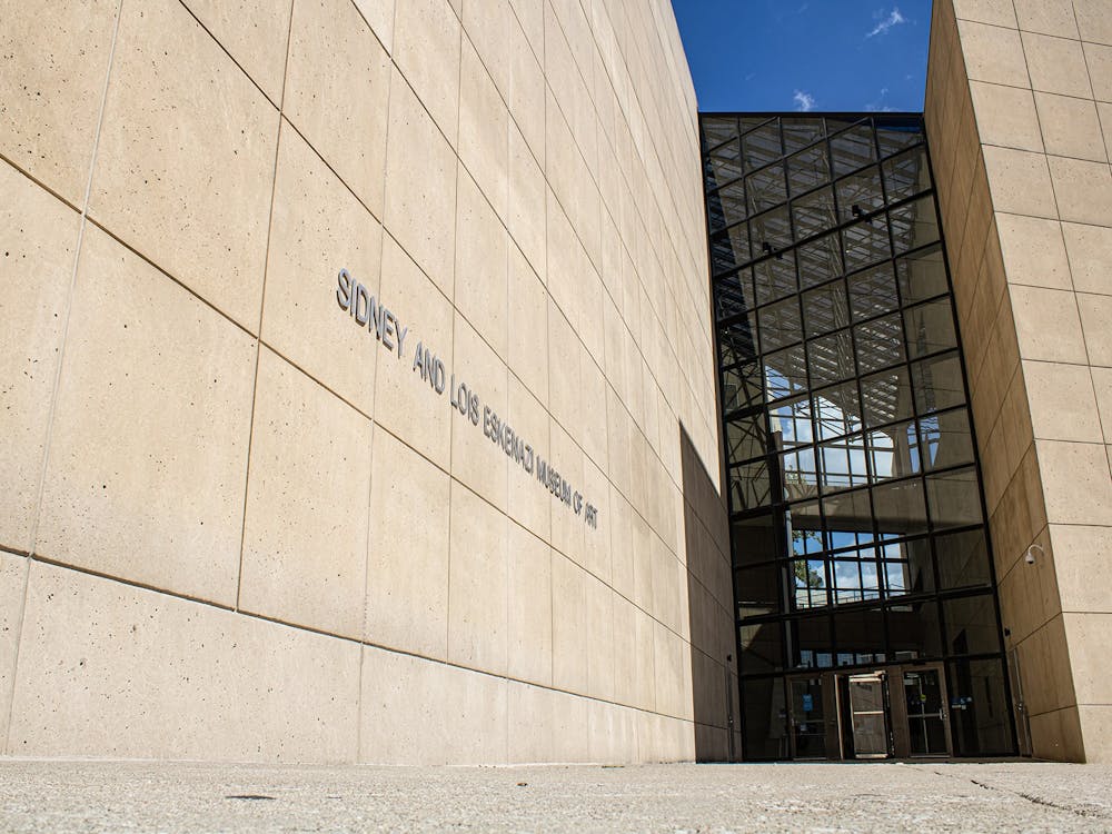 The Sidney and Lois Eskenazi Museum of Art is seen on Sept. 9, 2021. The museum announced the launch of &quot;A Space of their Own,&quot; a virtual database cataloging the efforts of women artists June 13. The collection features essays about artists, research records, timelines and artworks from a variety of European and American female artists.