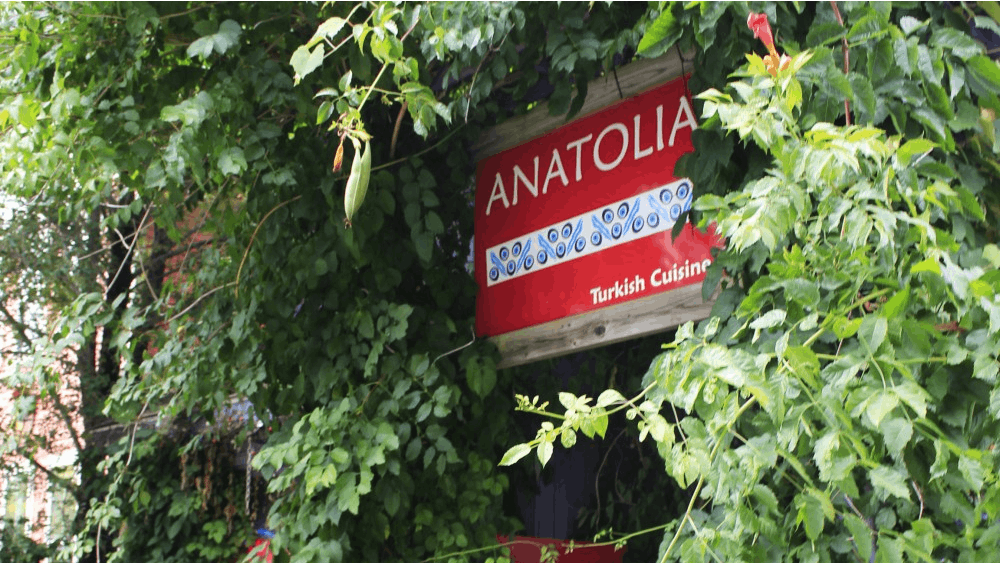 Anatolia Restaurant is a Turkish restaurant on Fourth Street. It's one of many international food options in Bloomington.