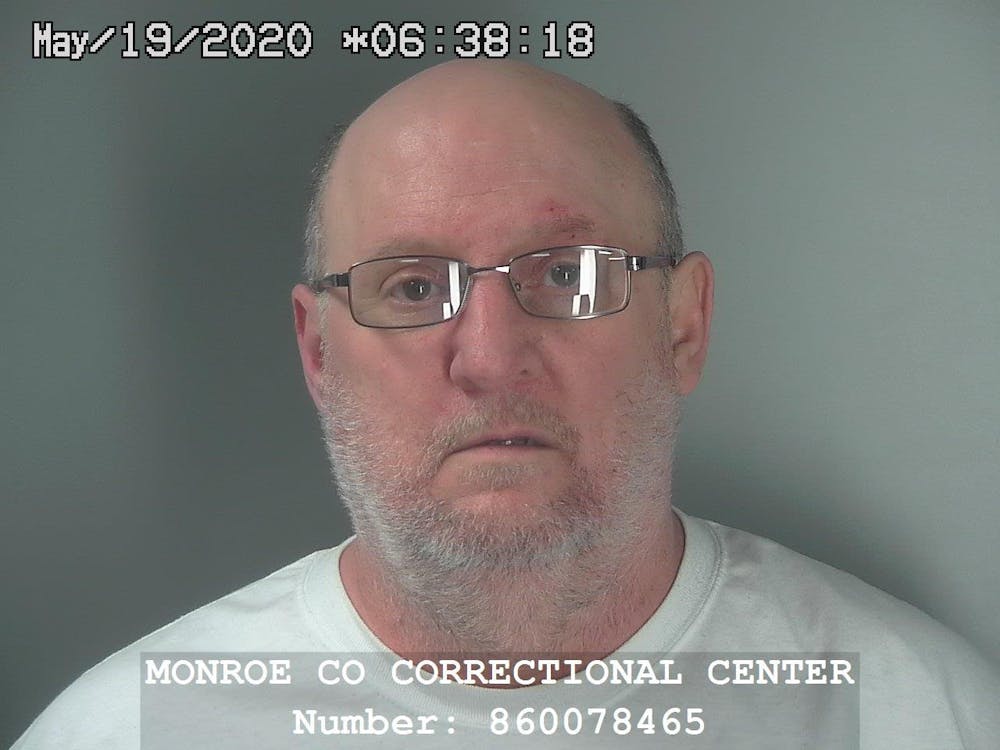 <p>John Bryant, 59, is being held at the Monroe County Correctional Center on a murder charge. His girlfriend was found dead in his apartment with multiple stab wounds Monday and is believed to have been dead for several days.</p>
