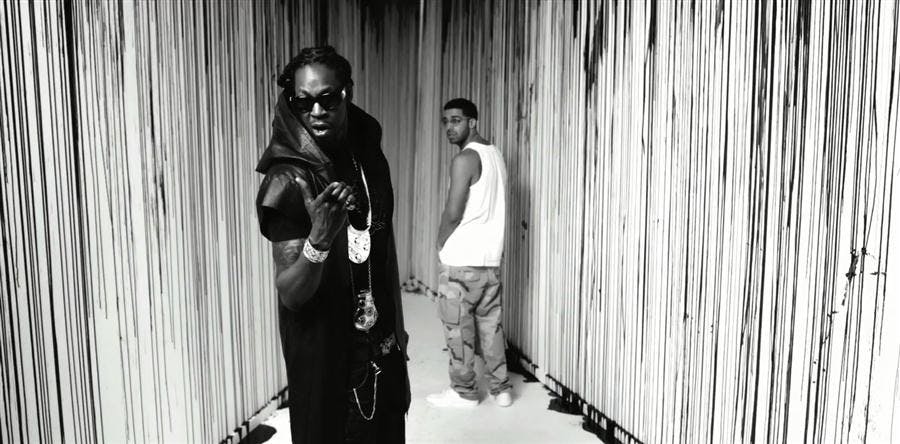 Grayscale style.