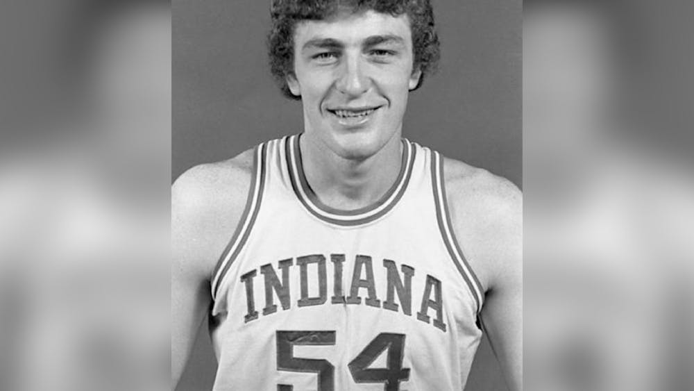 前美国职业篮球运动员史蒂夫·鲍切拍摄于1979年。1979-83年，鲍切在鲍勃·奈特的带领下为印第安人队效力。