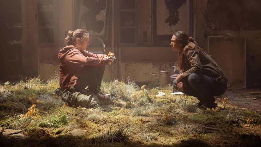 Bella Ramsey and Anna Torv are seen in a still from season one of &quot;The Last of Us.&quot;﻿