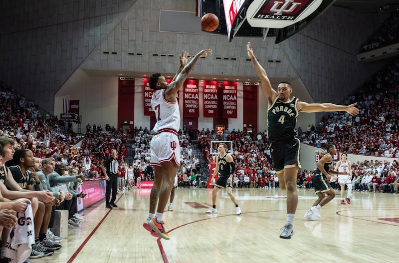Indiana men’s basketball holds on, topples No. 12 Purdue 72-67