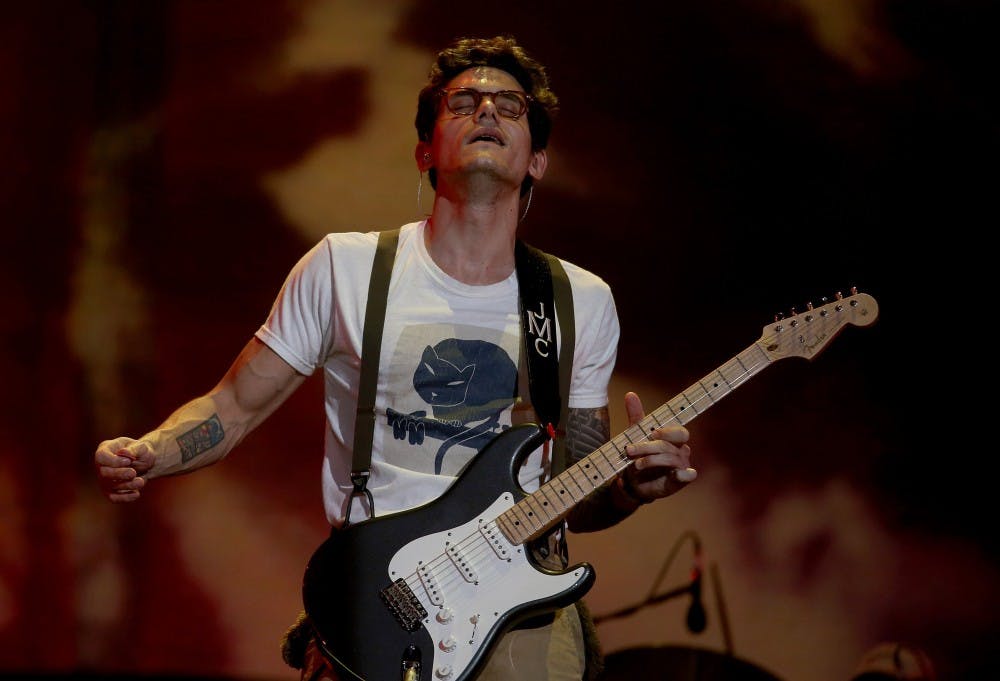 John Mayer performs at the Made in America festival in downtown Los Angeles on Sunday, Aug. 31, 2014. (Luis Sinco/Los Angeles Times/MCT)