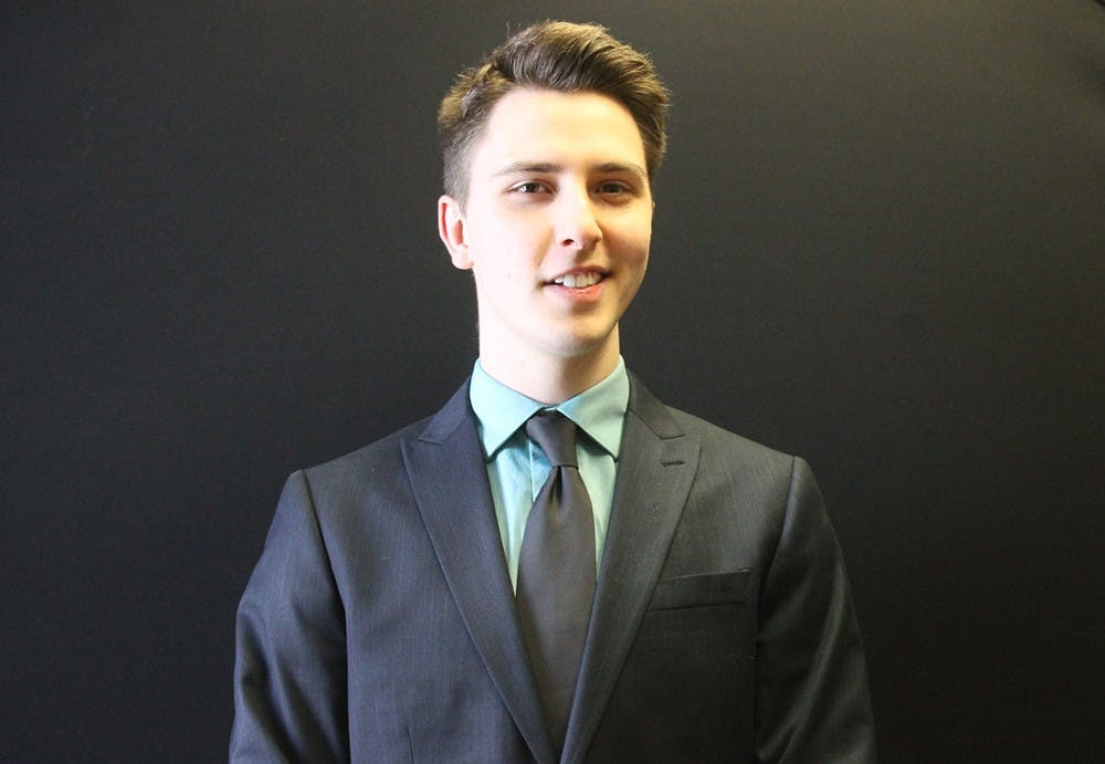 Sophomore Andrew Ireland is president of UNIFY for IUSA. IUSA elections will be held April 8 and 9. 