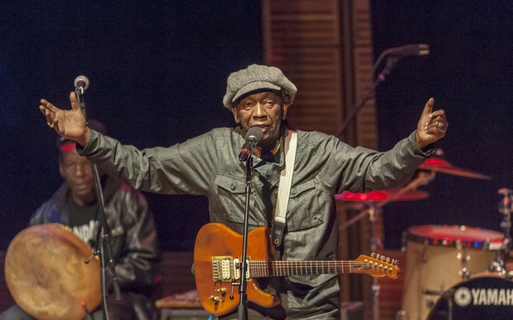 Thomas Mapfumo, a music legend of Africa and Zimbabwe, will present the latest IU concert on Thursday at the Showalter Arts Plaza during First Thursdays. Mapfumo rose to fame as a guerrilla artist during the peak of the South African liberation movement in the early 1970s.