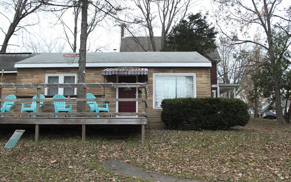 The house where Marion Zerfoss used to live, one year after the incident. Zerfoss alleges that she was raped by Aaron Farrer while she was supposed to be in his care; Farrer says she consented by coming on to him.