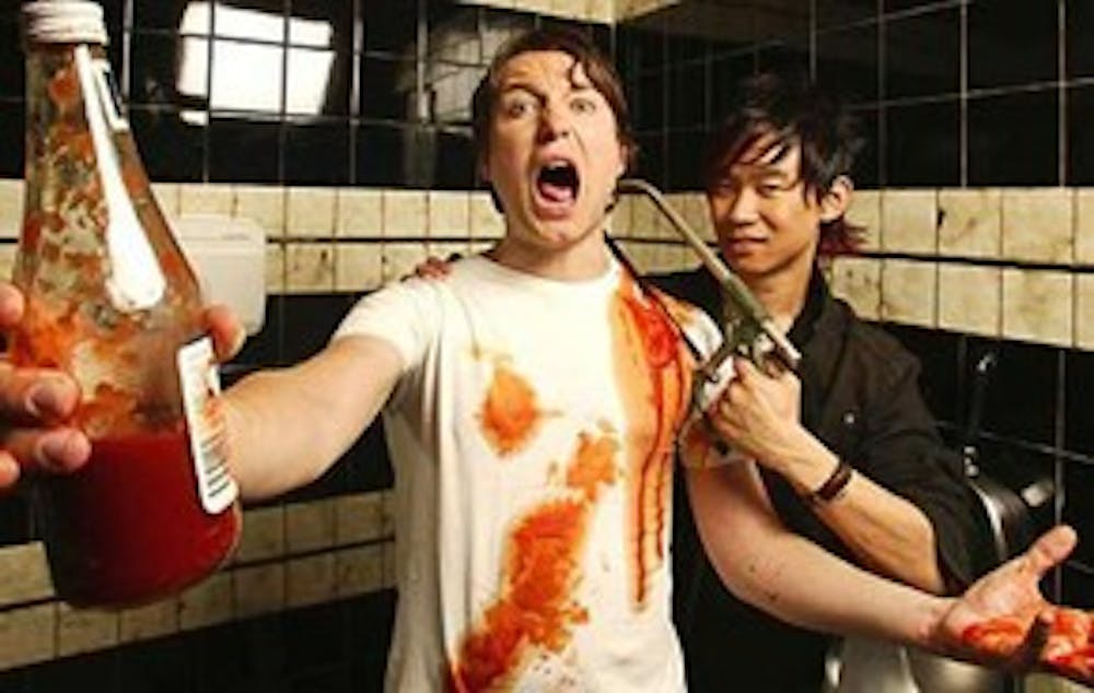 The makers of the "Saw" series must be hurting for cash if they've resorted to ketchup for their fake blood supply.