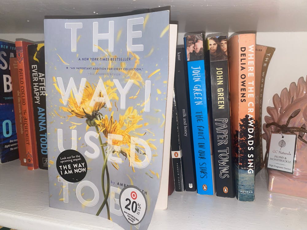 <p>&quot;The Way I Used to Be&quot; by Amber Smith sits on Natalie Fitzgibbons&#x27;s bookshelf on Sept. 12, 2023. The book gives readers insight on the effects sexual assault has on women based on a fictional story.<br/></p>