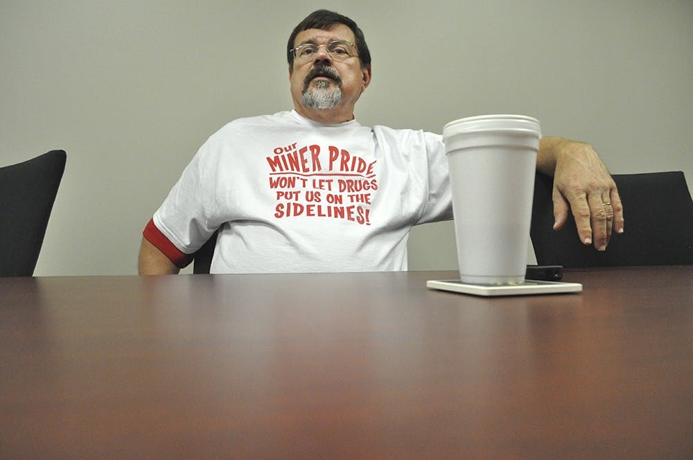 Jeff Sparks, statehouse candidate and Principal of Linton-Stockton Junior High, sips his morning coffee as he explains his daily duties at school. Sparks ran for the 2012 election as a rookie and lost by a little over 1,500 votes. This year he ran again against his former incumbent, Matt Ubelhor, and hoped to improve the standards for the public school systems in Indiana. 