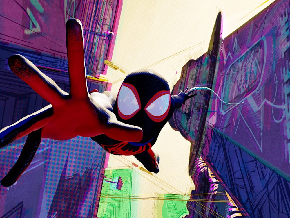 A still from the newest &quot;Spider-Man: Across the Spider-Verse&quot; is seen. Part one of two premiered June 2, 2023. 