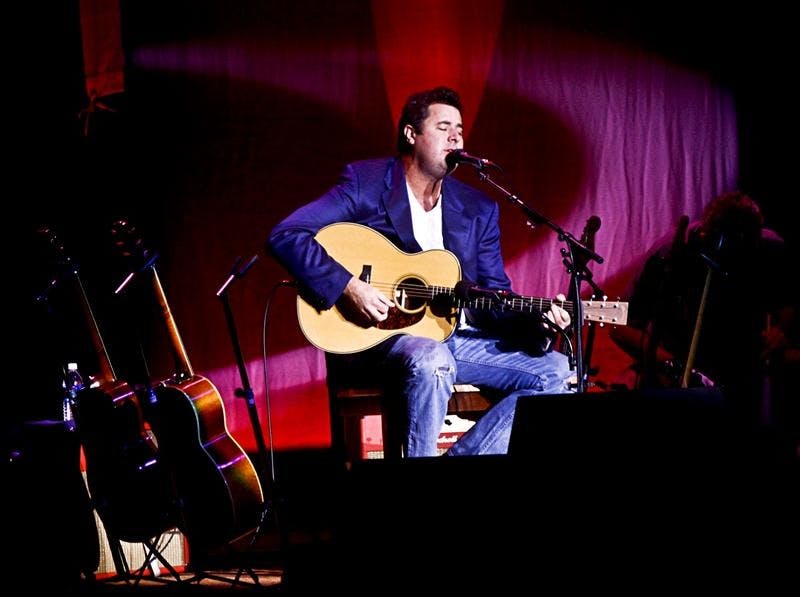 Vince Gill performs Wednesday evening at the IU Auditorium. In 2007 Gill was inducted into the Country Hall of Fame.