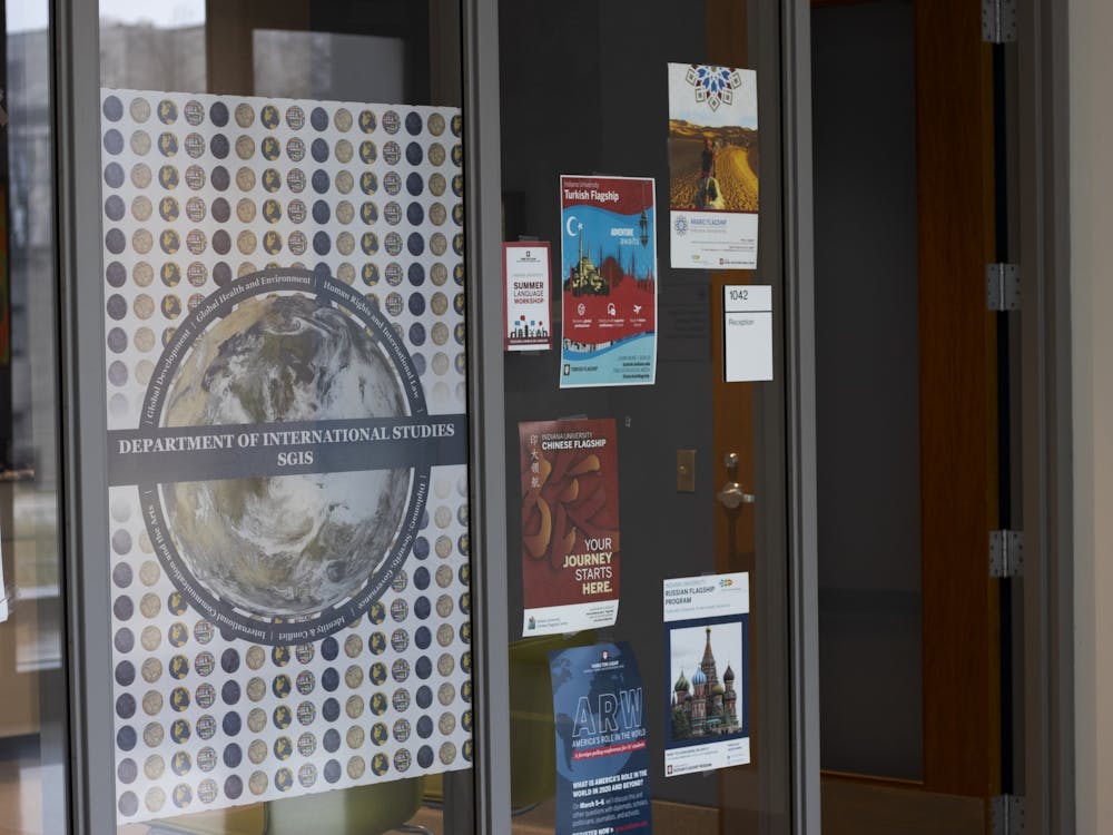 The outside of the Chinese Flagship Program’s office is pictured Feb. 26 in the Global and International Studies Building. Flagship students are required to do a summer intensive language program, and program director Yea-Fen Chen said she encourages students to apply for the Taiwan program instead of the Beijing program due to the coronavirus outbreak.