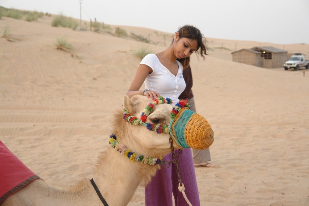 In Dubai, deserts are filled with camel riders, belly dancers and Arabic cuisine, among many other combinations of old and new.