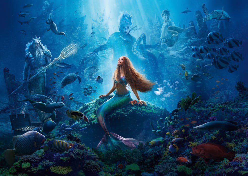 <p>Halle Bailey is pictured as Ariel on promotional art for the new live action film &quot;The Little Mermaid.&quot; The movie premiered in cinemas May 26, 2023.</p>