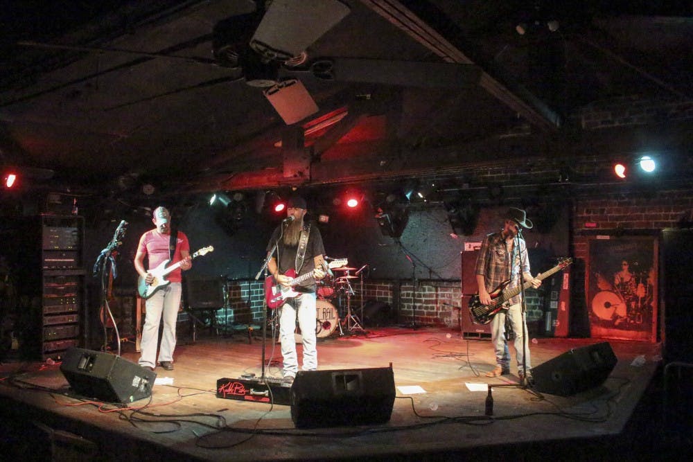 Trigger Happy, a country band, performs Saturday night at The Bluebird. The band performed with the Split Rail the same night. 