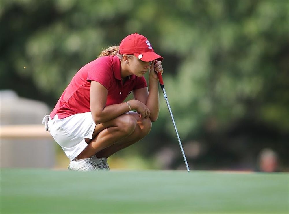 IU senior women's golfer Kate Coons competed in the NCAA Tournament in her freshman year in 2010, finishing 102nd. After missing the postseason the last two years, she hopes to finish her career strong.