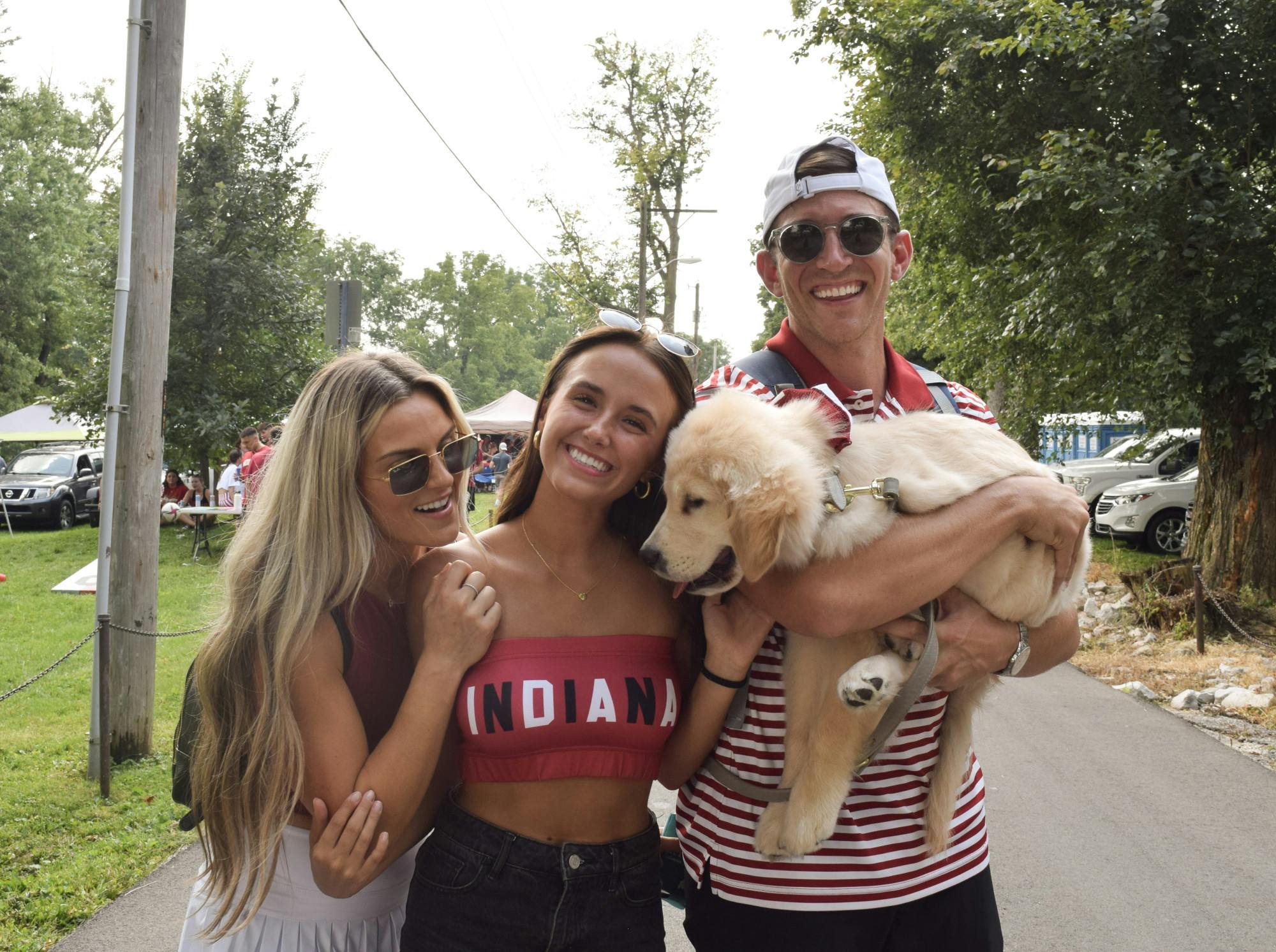 IU spirit is seen in full bloom at the IU-Ohio Tailgate