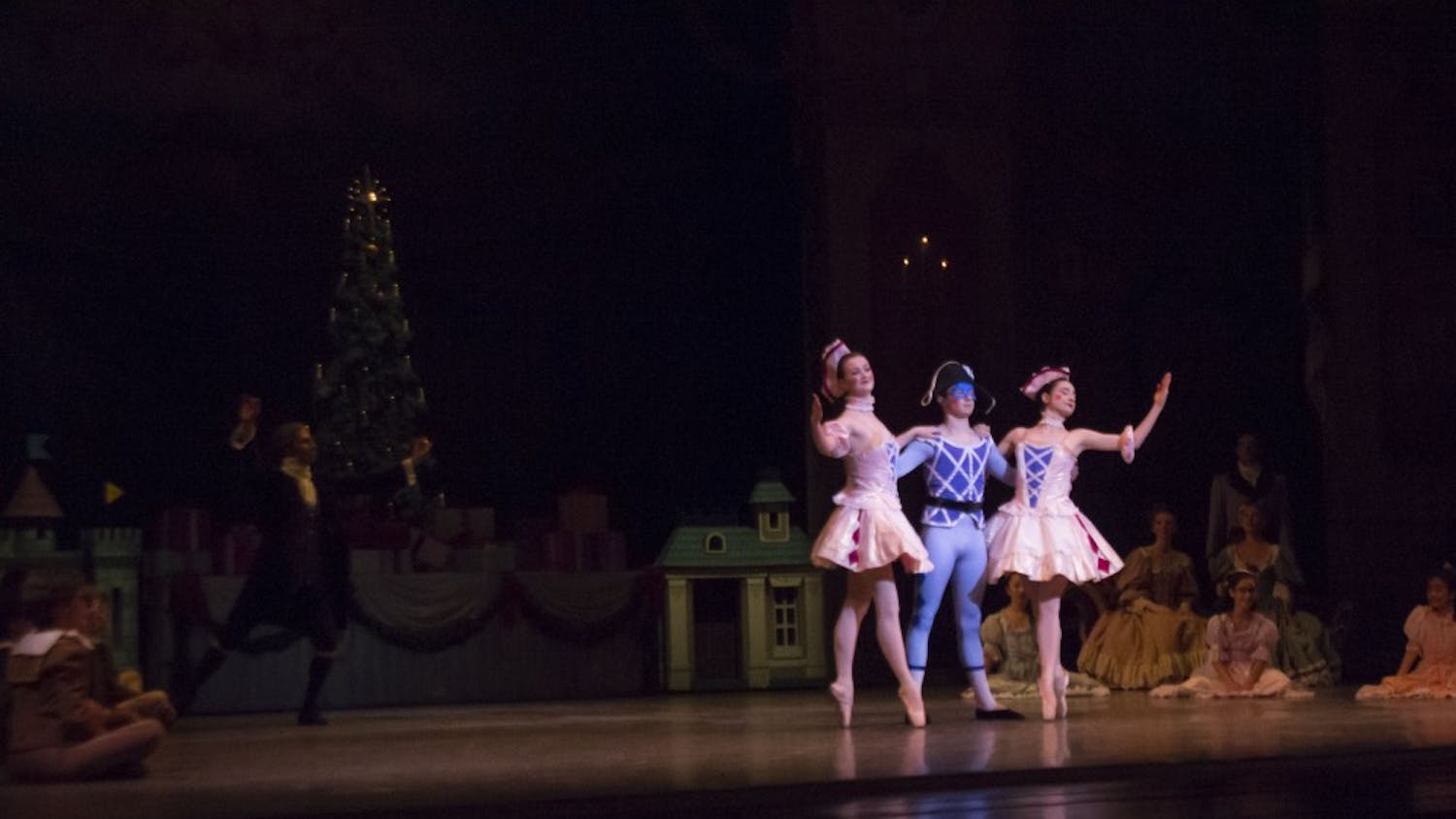 Cecilia Zanone, Reece Conrad and Jadyn Dahlberg dance as lifelike dolls in "The Nutcracker." The ballet will run at 7:30 p.m. on Nov. 30, Dec. 1 and 2, and at 2 p.m. Dec. 2 and 3 at the Musical Arts Center.