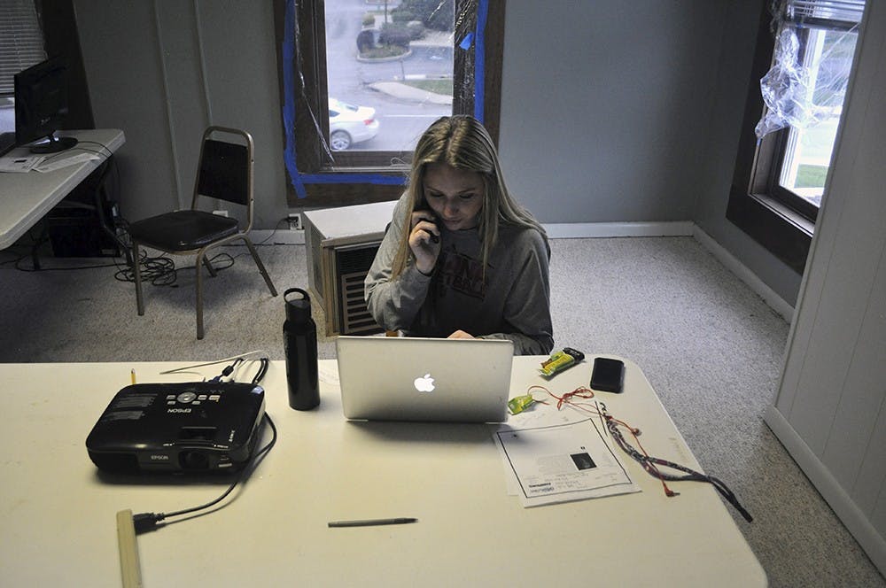 Sparks' interns worked exclusively in the Monroe County Democrats headquarters in Bloomington, Ind. Jessica Witczak and each of the other interns made phone calls to residents of District 62 to gain support for the Democratic Party and Sparks' campaign. The calls encouraged residents to vote so that they could have a say in who represented them as well as to vote for Sparks and his campaign.