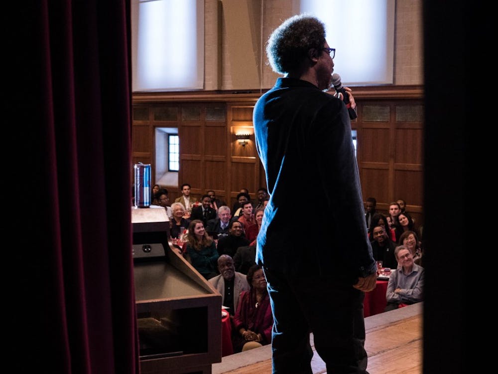 CNN host W. Kamau Bell came to IU's campus to speak for Martin Luther King Jr. Day.