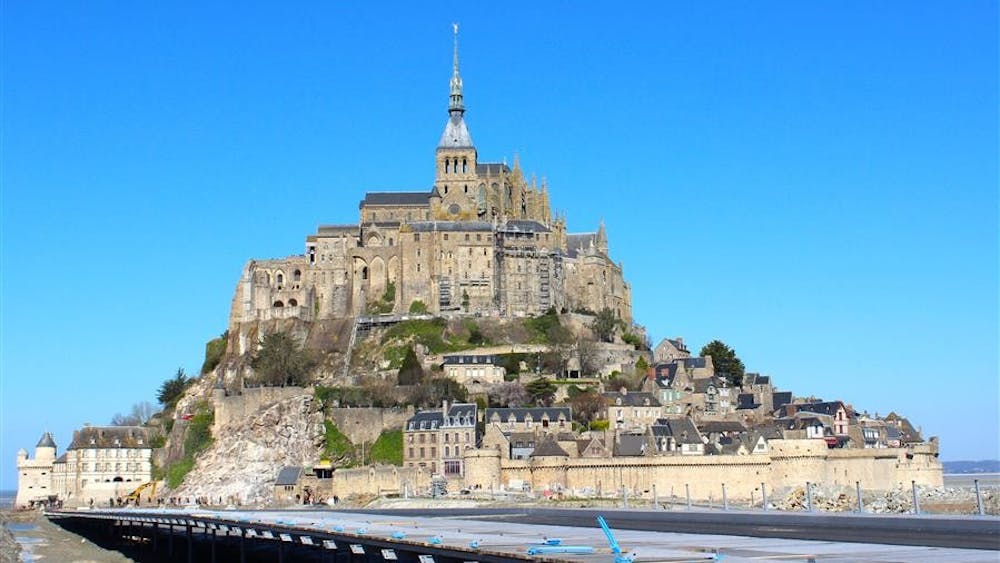 Mont Saint Michel is one of France's most well-known landmarks. It is considered one of UNESCO's World Heritage sites. 