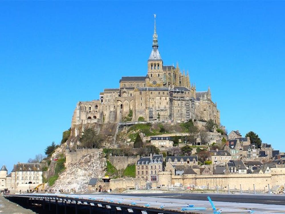 Mont Saint Michel is one of France's most well-known landmarks. It is considered one of UNESCO's World Heritage sites. 