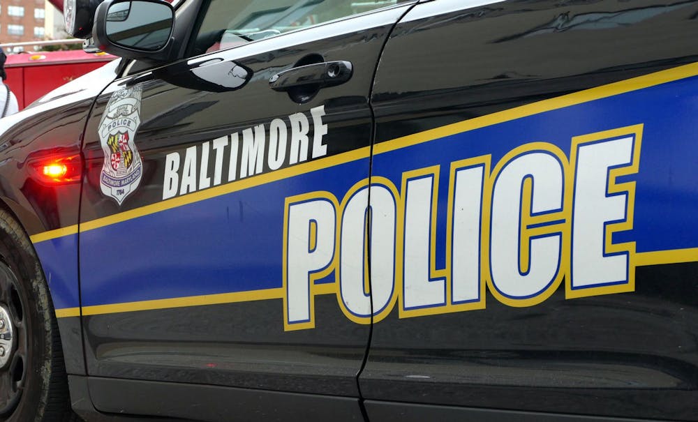 <p>A Baltimore City Police car is pictured in 2018.</p>