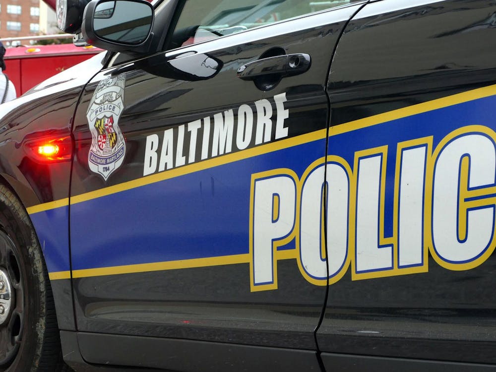 A Baltimore City Police car is pictured in 2018.