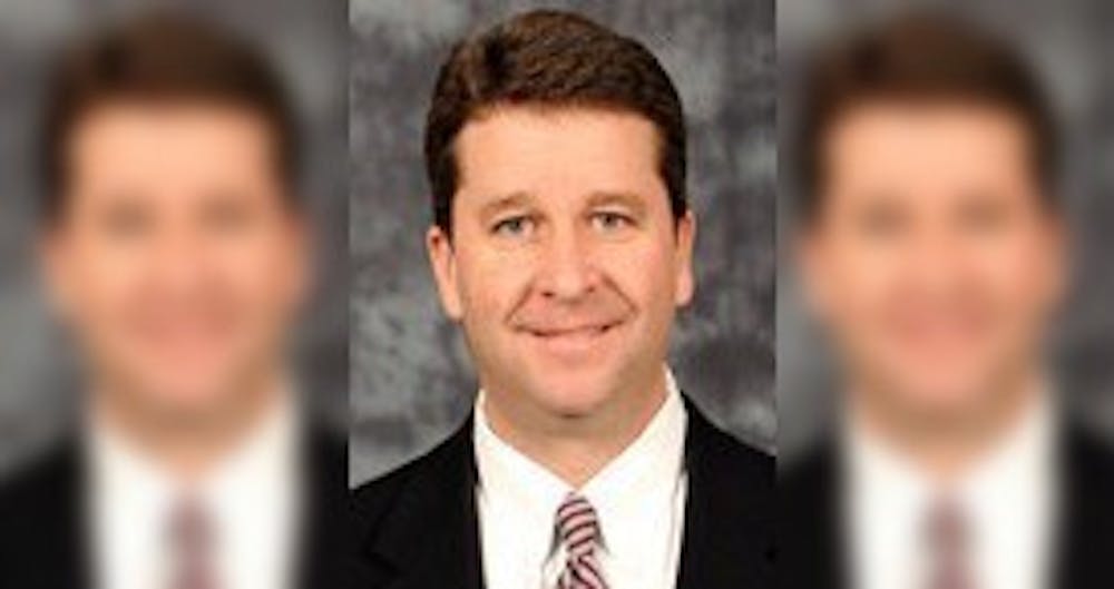 <p>Scott Dolson poses for a headshot. IU promoted Dolson on Tuesday from deputy director to athletic director.</p>