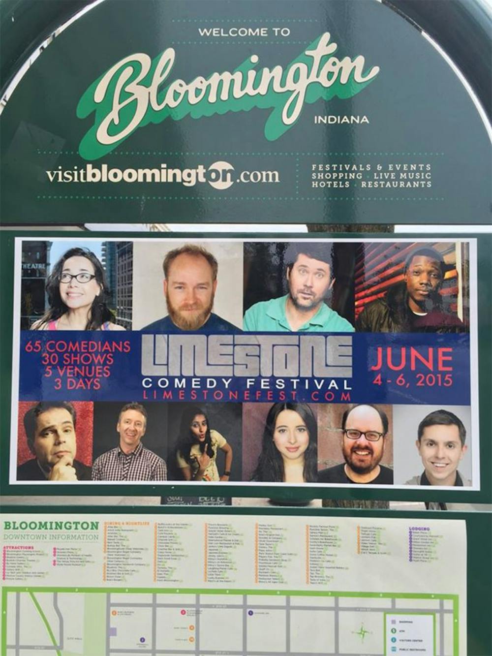 Starting Thursday, the Limestone Comedy Festival will feature 65 comedians.  While there are five venues hosting the event, the four headlining comics will have their shows at the Buskirk-Chumley Theater.