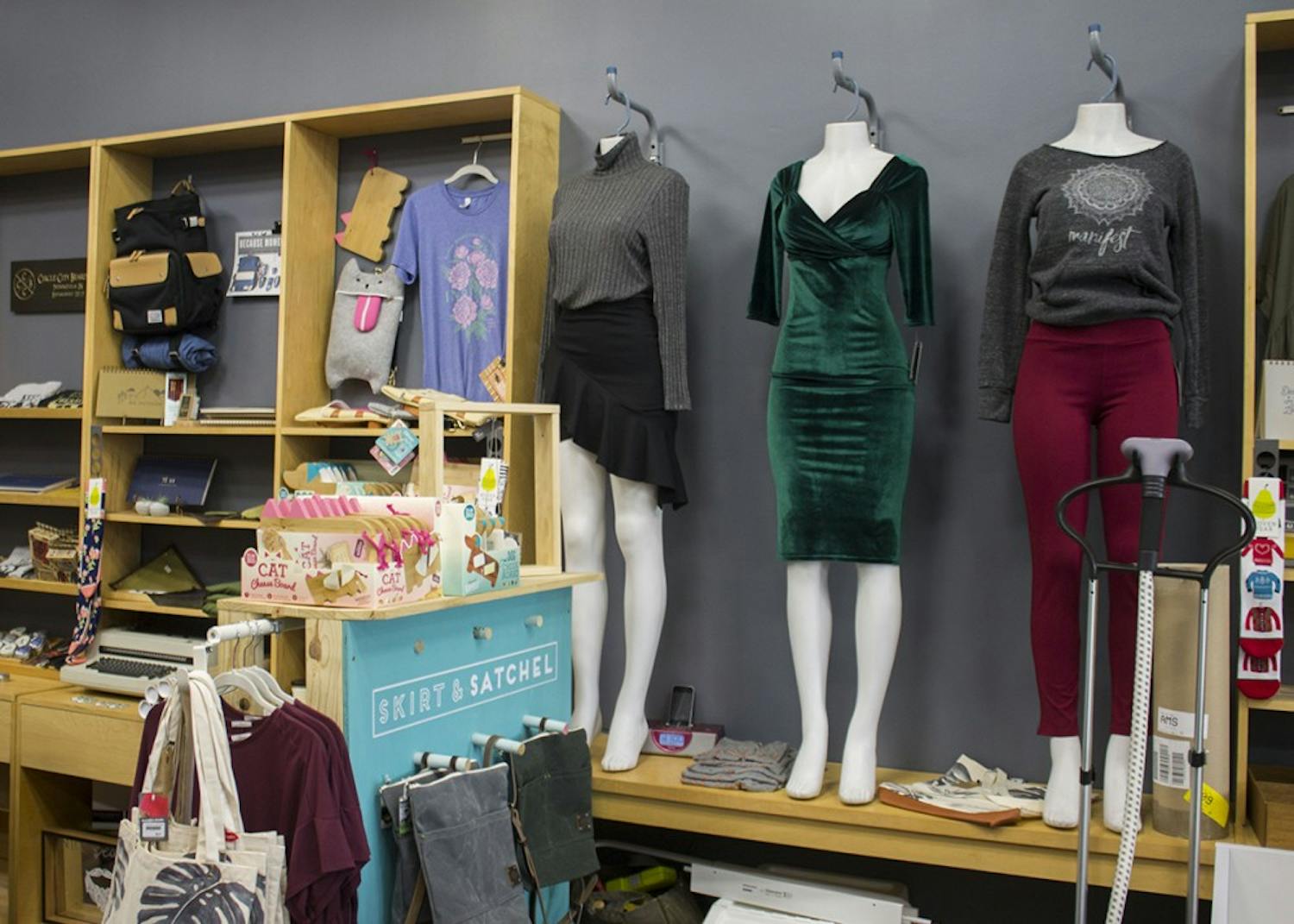 Skirt and Satchel opened Friday in Bloomington's Fountain Square Mall. The boutique is owned by Andy McManis.