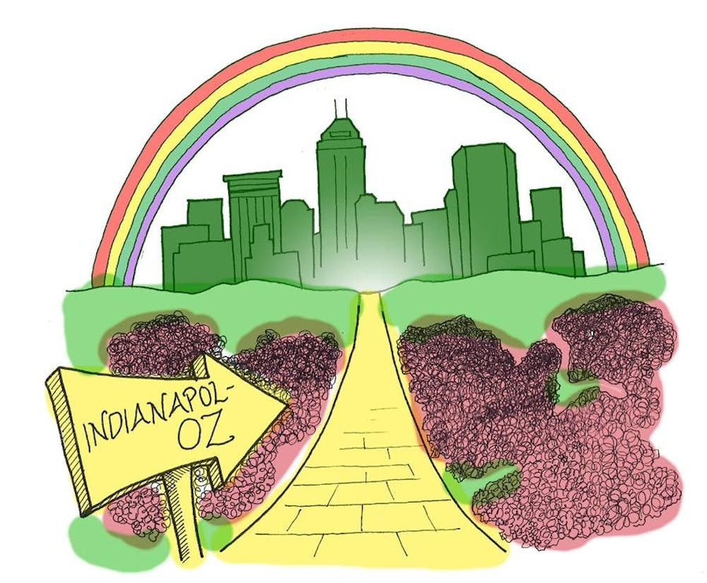 Follow the Brickyard road