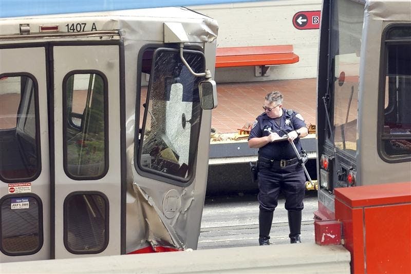 Calif Light Rail Crash