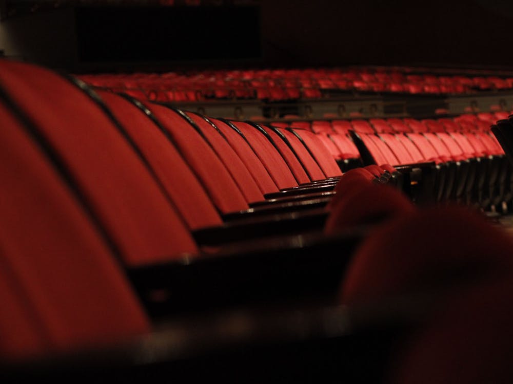 Rows of vacant seats fill the IU Auditorium on Aug. 30, 2021. Tickets for the 2022-2023 season are available on the IU Auditorium website. 