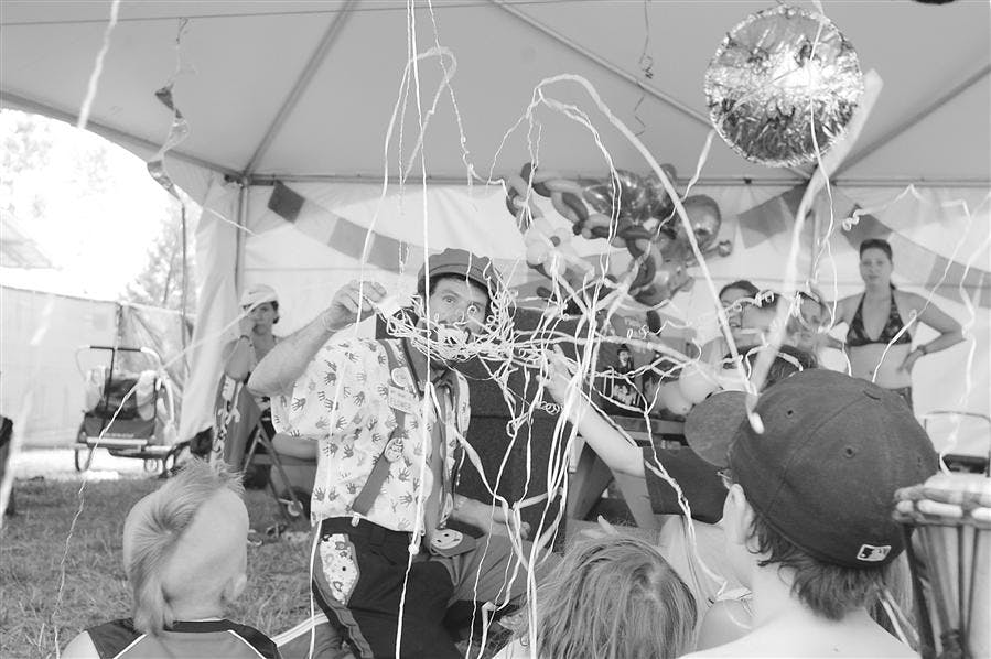 Bonnaroo silly string