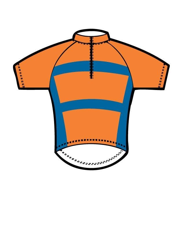 Orange Blue Jersey